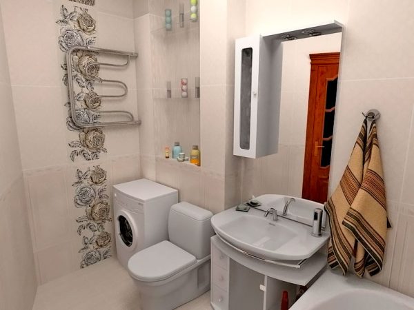 Дизайн ванны, совмещенной с туалетом